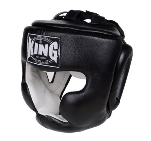 King Pro Sparring Headgear with Chin Guard